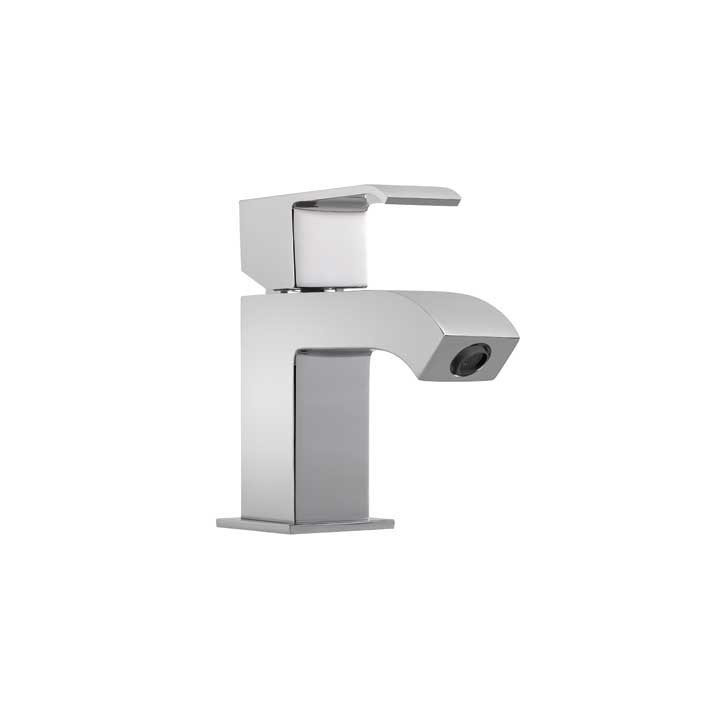 Bateria Tres Cuadro-Tres umywalkowa jednouchwytowa z korkiem- sanitbuy.pl