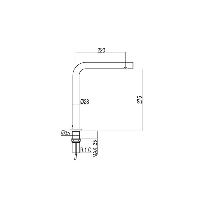 Bateria Tres Max-Tres umywalkowa elektroniczna Touch-Tres bez korka- sanitbuy.pl