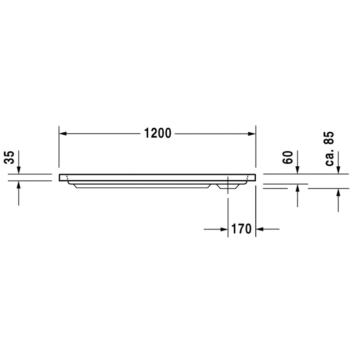 Brodzik Duravit D-Code prostokątny 120x80 cm- sanitbuy.pl