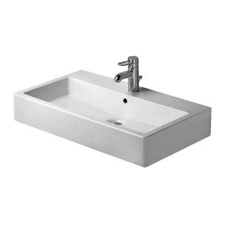 Umywalka Duravit Vero z półką na baterię 700x470 mm jednootworowa- sanitbuy.pl