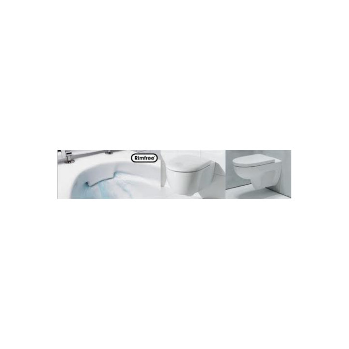 Miska iCon Keramag lejowa, wisząca Rimfree- sanitbuy.pl
