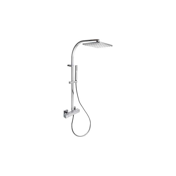 Zestaw natryskowy Cuadro - Tres do baterii podtynkowych, głowica 250x250 mm- sanitbuy.pl