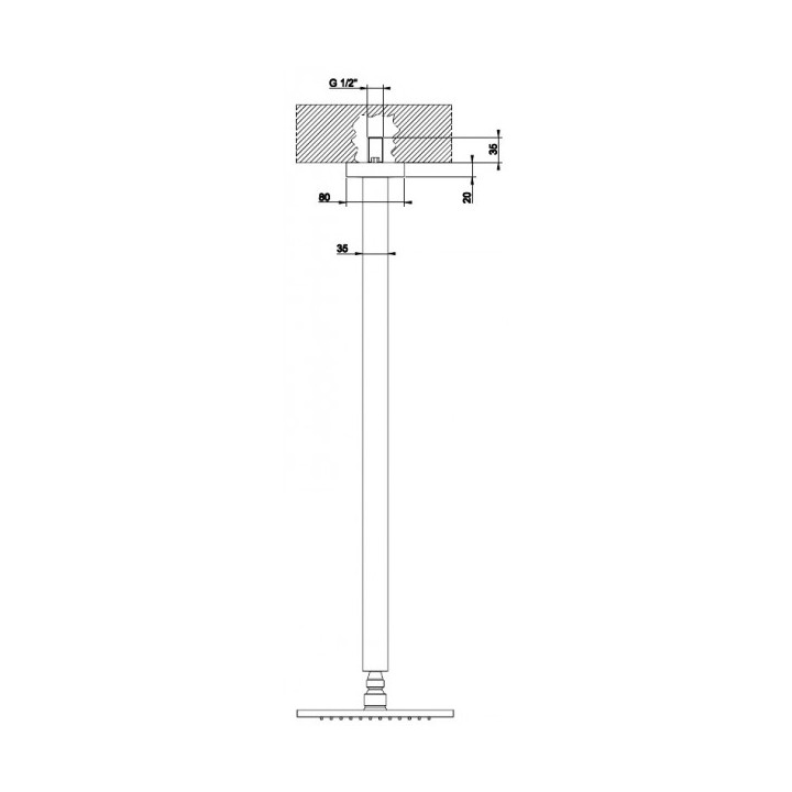 Deszczownica Gessi Rettangolo Shower 21,6x14 cm- sanitbuy.pl