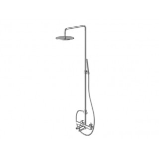 Zestaw wannowo- prysznicowy Kohlman Lexis  z deszczownicą 20 cm- sanitbuy.pl