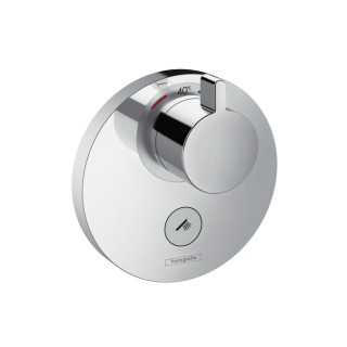 Bateria prysznicowa  termostatyczna Hansgrohe  ShowerSelect S, podtynkowa highflow z dodatkowym wejściem, element zewnętrzny - s