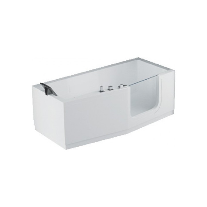 Wanna Novellini Iris z 2 panelami i parawanem nawanowym, prawa 170x80 cm- sanitbuy.pl