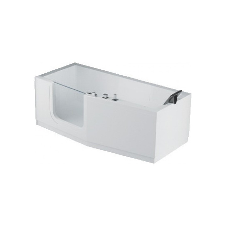 Wanna Novellini Iris z 2 panelami i parawanem nawanowym, prawa 170x80 cm- sanitbuy.pl