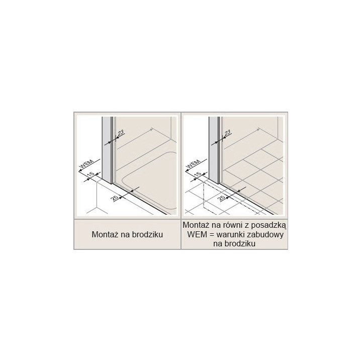 Dverí Huppe Aura Elegance , 900 x 900 mm, sklo číre strieborná mat , - sanitbuy.pl