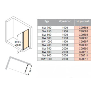 Dverí Huppe Aura Elegance , 900 x 900 mm, sklo číre strieborná mat , - sanitbuy.pl