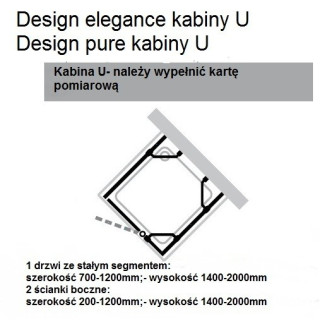 Dverí sprchové huppe design 501 - skladacie, šírka 800 mm- sanitbuy.pl