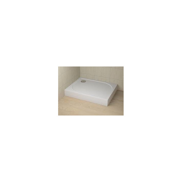 Brodzik Dolphi Radaway Delos D z obudową prostokątny, 100x75 cm, prawy- sanitbuy.pl