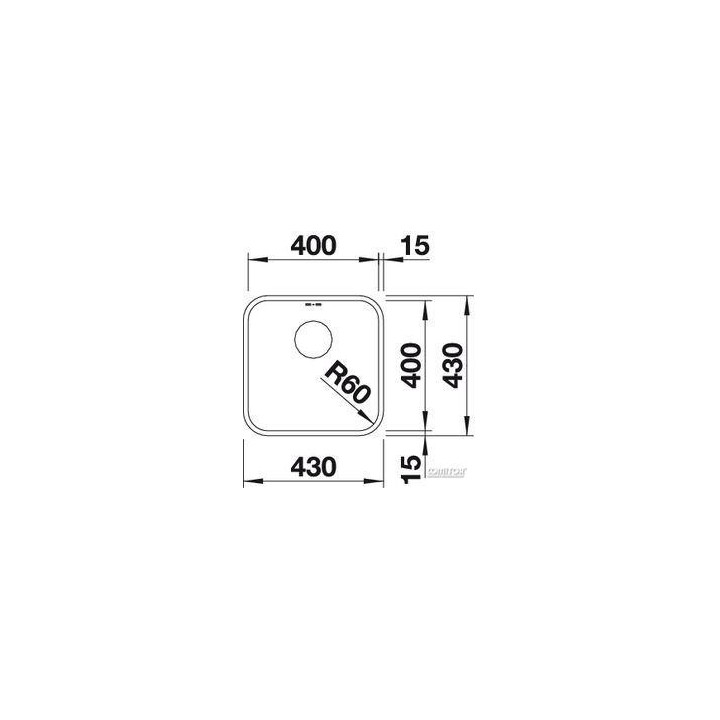 Zlewozmywak vstavaná 100x51 cm Blanco BLANCOAXIA II 6 S- sanitbuy.pl