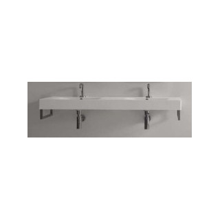 Umywalka Kerasan Cento podwójna 140x45 cm- sanitbuy.pl