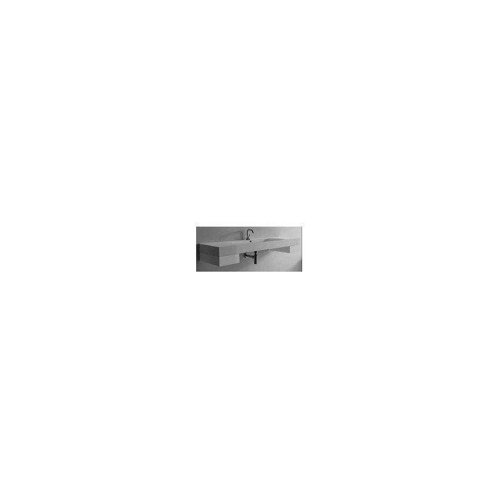 Umywalka Kerasan Cento 140x45 cm z blatem- sanitbuy.pl