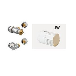 Súprava zaworowy Jaga Set 24 rovný - silver- sanitbuy.pl