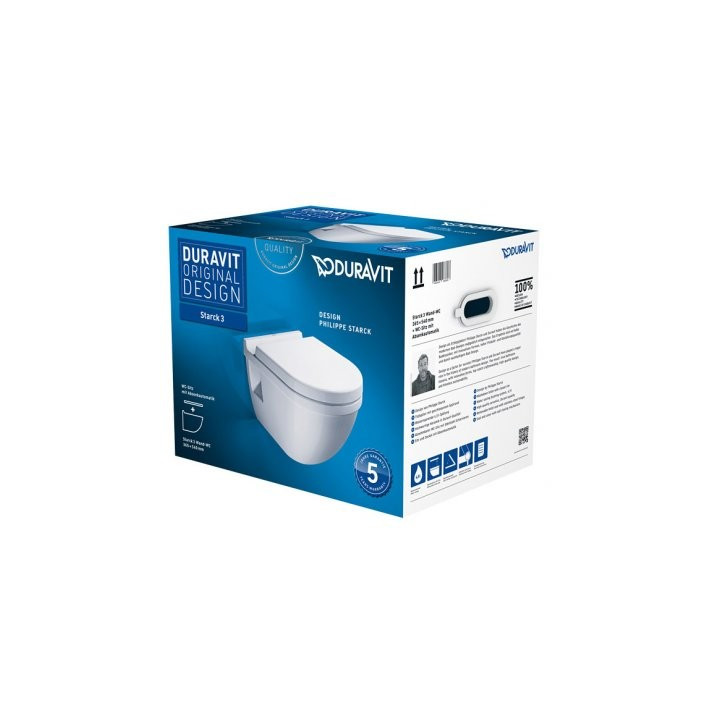 Závesné wc Duravit Starck 3 - sanitbuy.pl