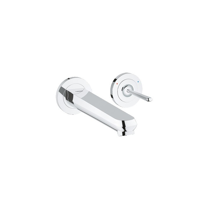 Bateria umywalkowa Grohe Eurodisc Joy ścienna, dł. 171 mm, 2-otworowa- sanitbuy.pl