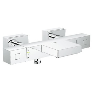 Bateria prysznicowa Grohe Grohtherm Cube, ścienna, szer. 304 mm, chrom, z półką - sanitbuy.pl