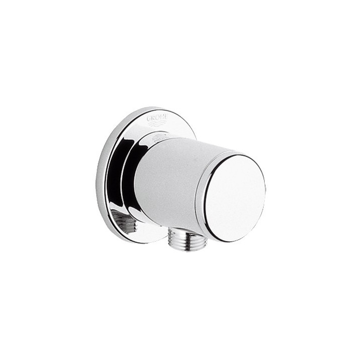 Kolanko przyłączeniowe GROHE Rainshower ścienne, szlachetna biel- sanitbuy.pl
