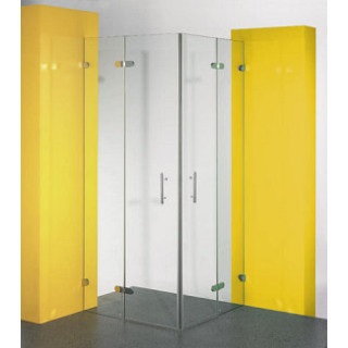 Kabina Ronal Pur PUE2P prysznicowa wejście narożne 80x80cm, część lewa- sanitbuy.pl