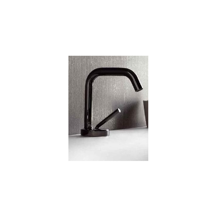 Bateria umywalkowa Zucchetti Isystick stojąca, wys. 151 mm, biała, obrotowa wylewka- sanitbuy.pl