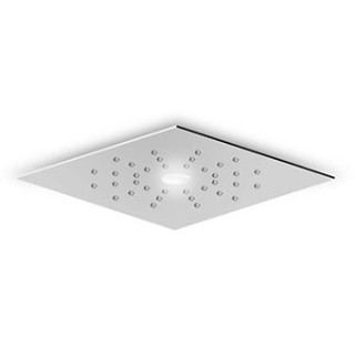 Deszczownica z oświetleniem centralnym Zucchetti Isyshower sufitowa, bok: 170 mm, chrom- sanitbuy.pl