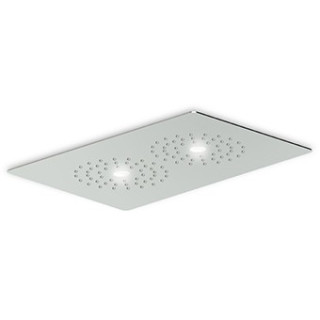 Deszczownica z oświetleniem centralnym Zucchetti Isyshower sufitowa, bok: 170 mm, chrom, samozasilająca- sanitbuy.pl