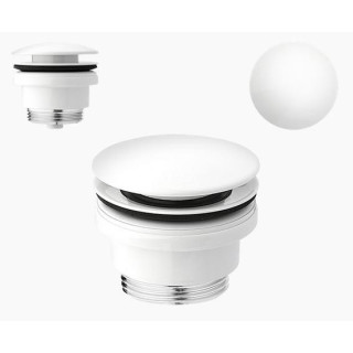 Korek umywalkowy Vedo Click-Clack biela - sanitbuy.pl