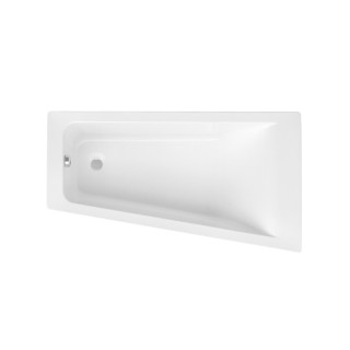 Rohová vaňa asymetrická Roca Easy ľavé, biela, akrylová, 150 x 80 cm, nohy w zestawie- sanitbuy.pl