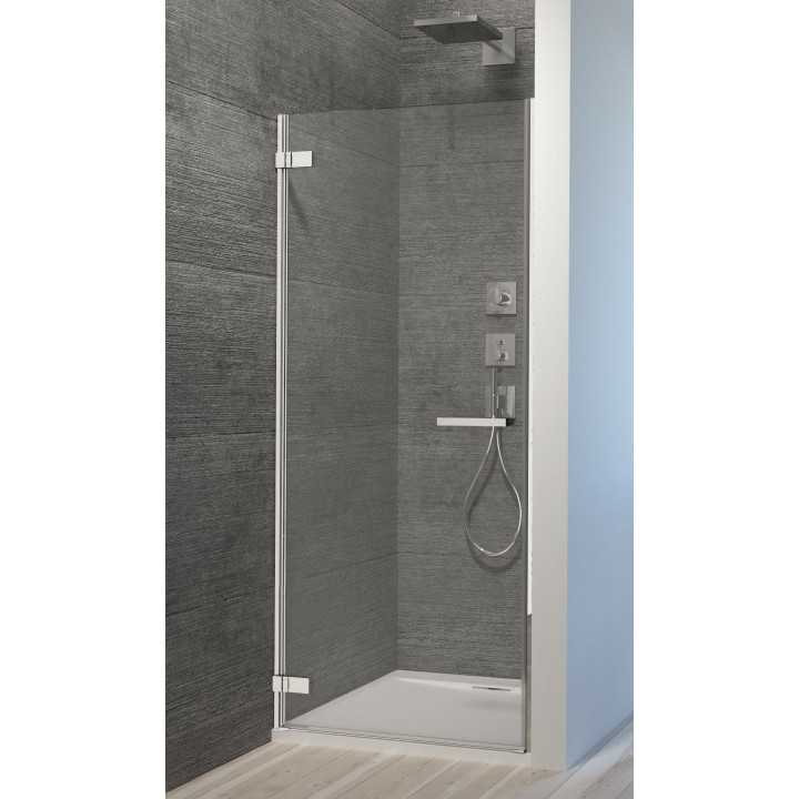 Dverí do niky Radaway Arta DWS 120 + pevná bočná stena stála, szer. wnęki 119,1-120,7 cm, wys. 200 cm, sklo číre, ľavé- sanitbuy