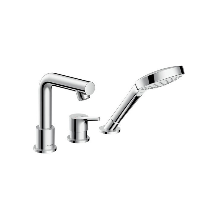 Vanova Batéria Hansgrohe Talis S, 3-otvorová, na montáž na okraj vane, DN15, chróm- sanitbuy.pl