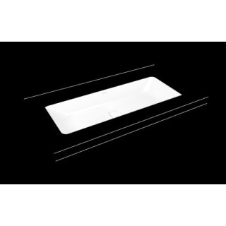 Umývadlo pod dosku Kaldewei Cono 569 x 382 x 112 mm, biela, otvor na batériu, bez prepadu, powierzchnia uszlachetniona- sanitbuy