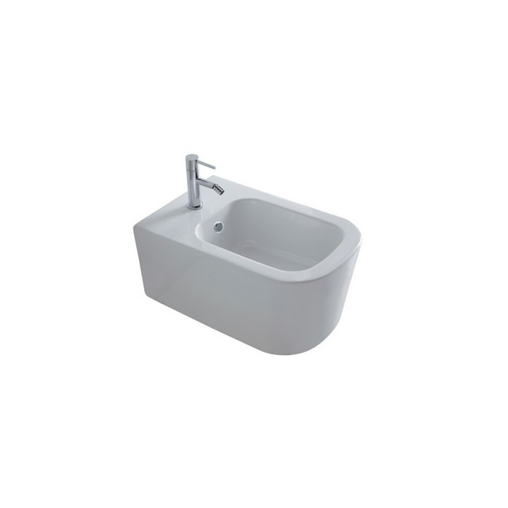 Misa WC lievikový, Závěsná Galassia MEG11 biela, 55 x 35 cm- sanitbuy.pl