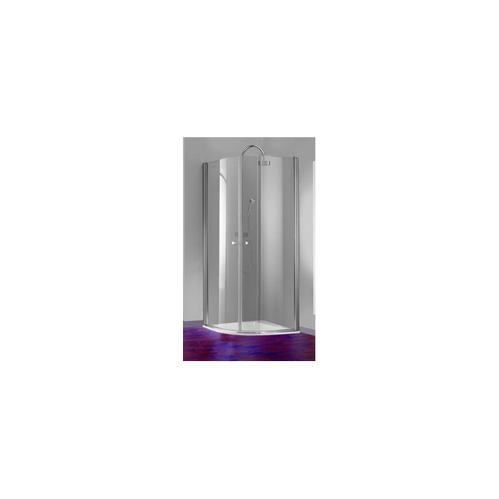 Drzwi prysznicowe Huppe Design 501 - skrzydłowe, szer. 900mm, profil chrom eloxal- sanitbuy.pl
