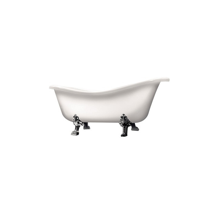 Vaňa voľne stojaca Galassia MEG11 188 x 88 cm, pietraluce, biela, Súprava odtokový, bez prepadu- sanitbuy.pl