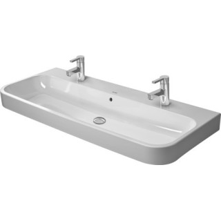Umývadlo nábytkové Duravit Happy D., 100 cm, 1-otvorová, Biela Alpin WonderGliss- sanitbuy.pl