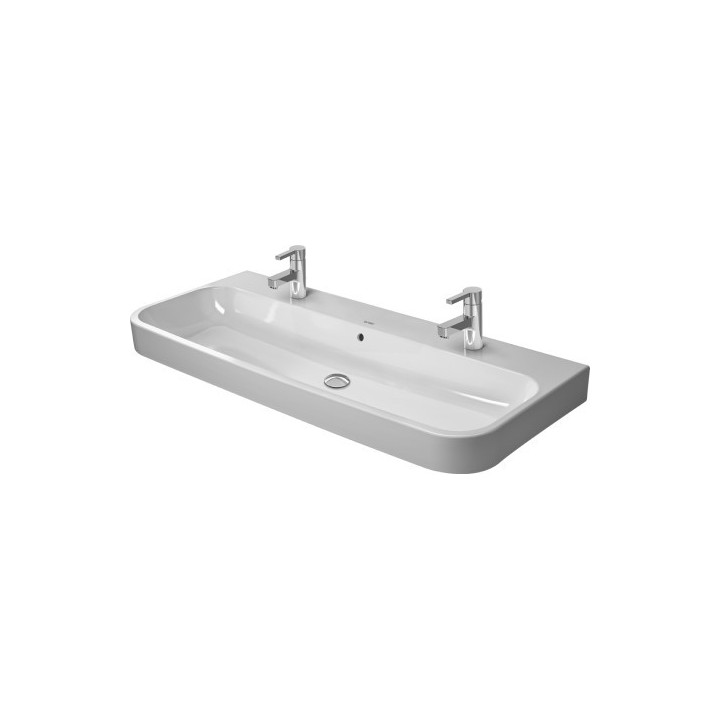 Umývadlo nábytkové Duravit Happy D., 100 cm, 1-otvorová, Biela Alpin WonderGliss- sanitbuy.pl