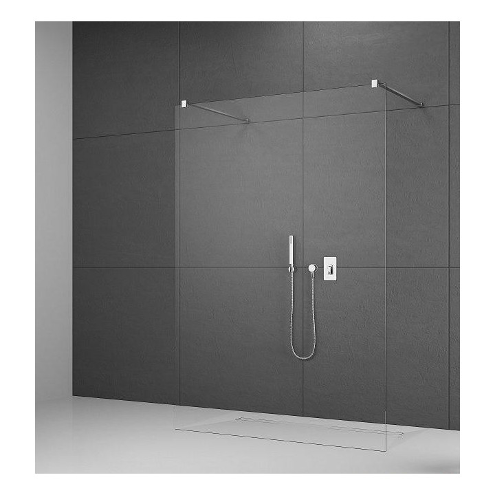 Pevná bočná stena Walk-In Radaway Modo New I 120, 118x200cm, chróm, sklo číre- sanitbuy.pl