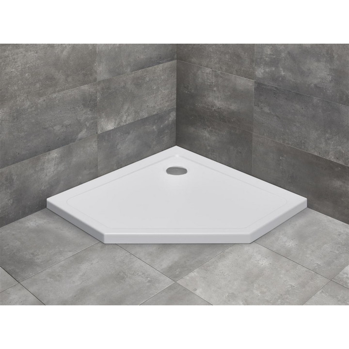 Pięciokątny akrylátová sprchová vanička 90x90cm Radaway Doros PT- sanitbuy.pl