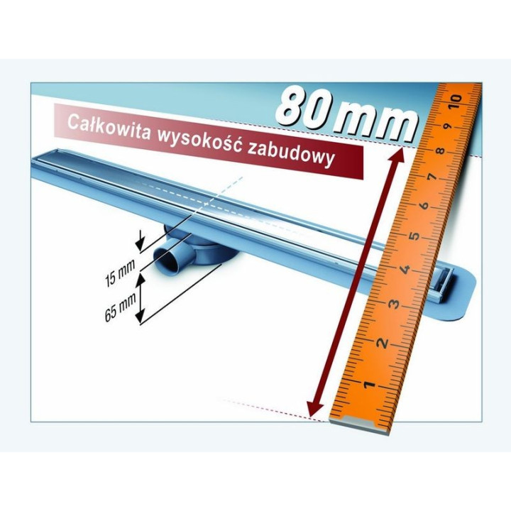 Žľab 650mm System 125 Kessel LINEARIS Compact- sanitbuy.pl