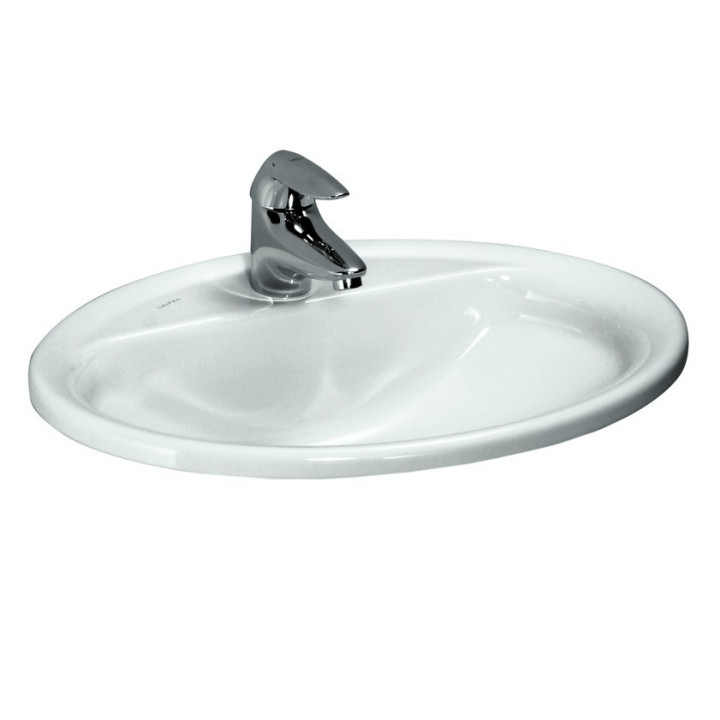 Umývadlo na dosku 56x44cm s otvorom pre batériu, biela Laufen Pro B- sanitbuy.pl
