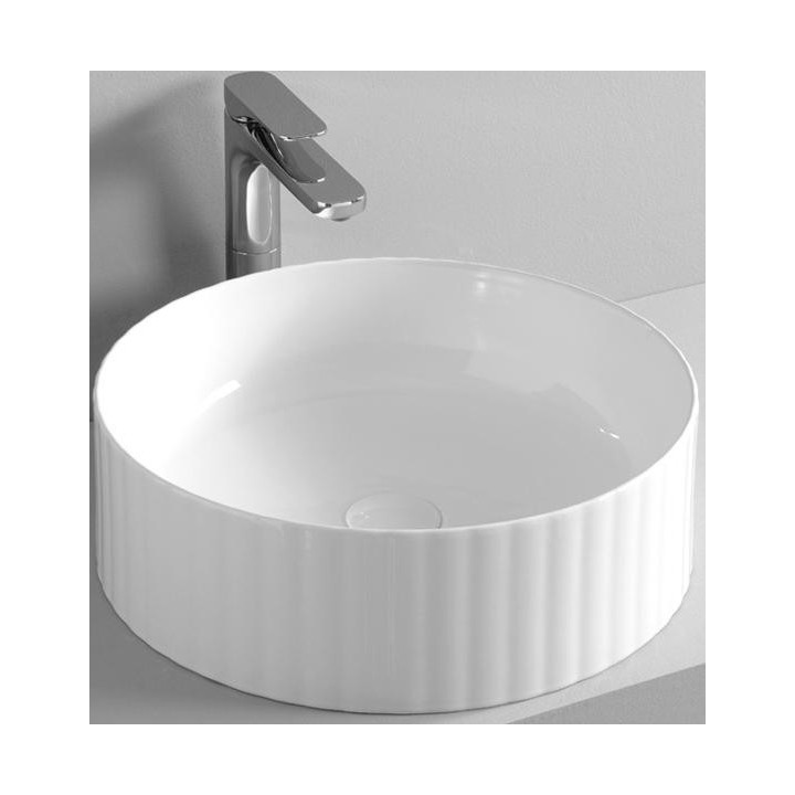 Umývadlo 44x14.5 cm na dosku silver Art Ceram Rombo- sanitbuy.pl