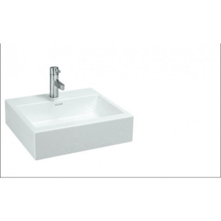 Umývadlo na stěnu 500 x 460 mm s otvorom pre batériu biela Laufen LIVING CITY- sanitbuy.pl