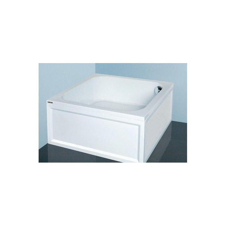Sanplast Štvorcová sprchová vanička Classic 90x90x28cm + Montážní prvek- sanitbuy.pl