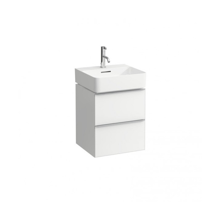 Umývadlo ścienno-na dosku 450 x 420 mm SaphirKeramik s otvorom pre batériu biela- sanitbuy.pl