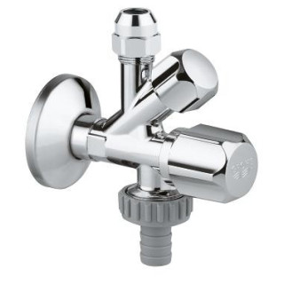Ventil rohový Grohe WAS, kombinowany, 1/2", chróm- sanitbuy.pl