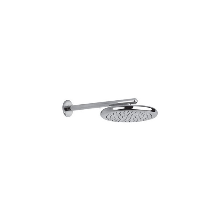 Horná sprcha na stěnu 216mm gessi Goccia čierna matné- sanitbuy.pl
