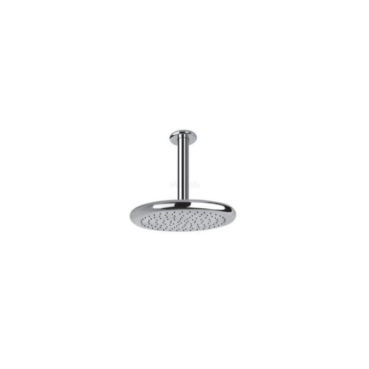 Horná sprcha na stěnu 216mm Gessi Goccia čierna matné- sanitbuy.pl